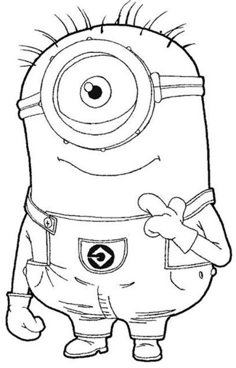 minions coloring pages  dave coloring home