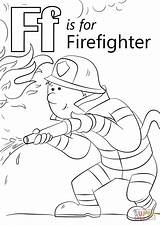 Coloring Firefighter Pages Printable Firefighters Kids Color Getcolorings Modest Print sketch template