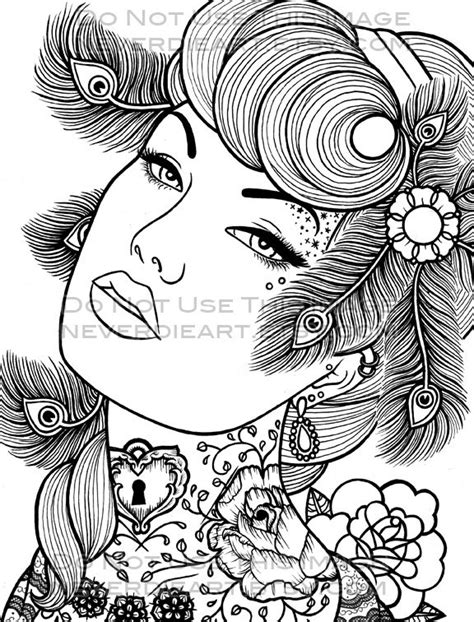 ideas  coloring pages  girls  adults home family