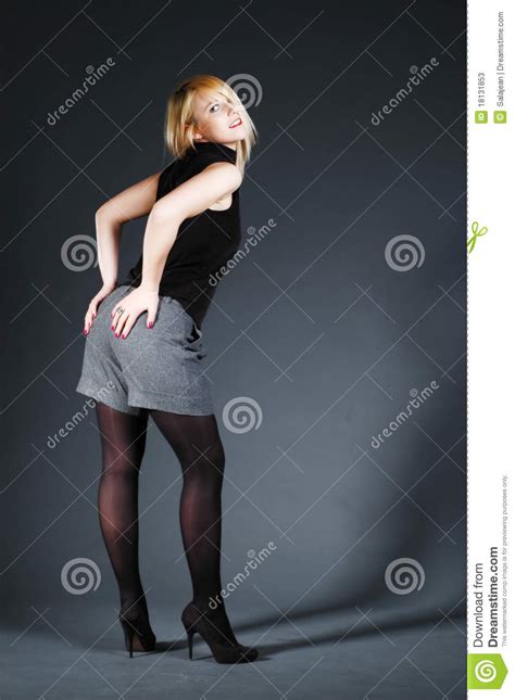 Provocative Blonde Woman With Stock Image Image 18131853
