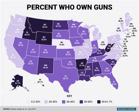 gun homicide rate map of america boing boing