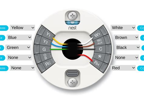nest thermostat  wiring diagram  wire