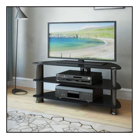 Corliving Laguna Tv Stand For Most Flat Panel Tvs Up To 50 Satin Black