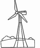 Wind Turbine Coloring Windmill Drawing Farm Energy Pages Atom Color Printable Clipart Monster Turbines Cliparts Mill Logo Online Sketch Supercoloring sketch template