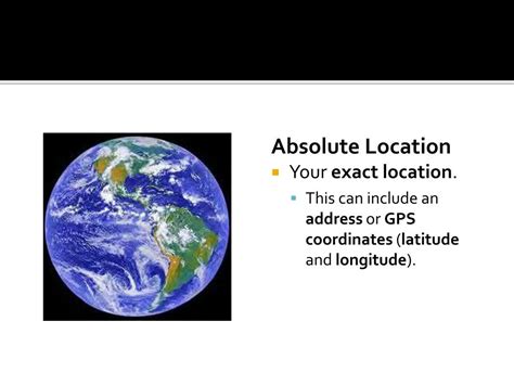 Ppt Relative Location Vs Absolute Location Powerpoint Presentation