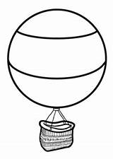 Air Balloon Hot Basket Template Drawing Coloring Templates Color Paintingvalley sketch template