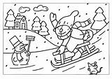 Kleurplaten Kleurplaat Pompom Slee Ski Moeilijke Herfst Inverno Meses Separadores Uitprinten Downloaden Pompons Estações Bezoeken Knutselen Terborg600 sketch template
