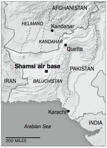 cia leaves pakistan base   drone strikes   york times