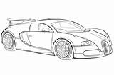 Bugatti Ausmalbilder Chiron Malvorlage sketch template