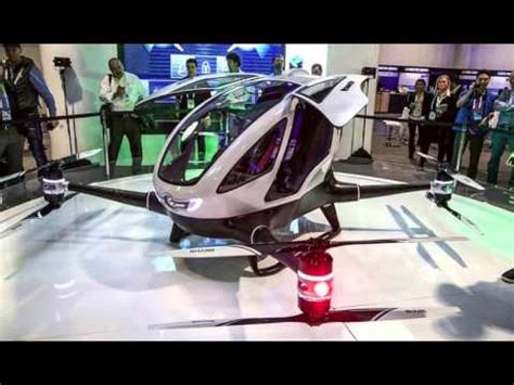 drivable  rideable drones  shown  ces    future  reality youtube