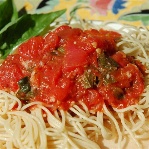 fresh tomato pasta recipe allrecipes