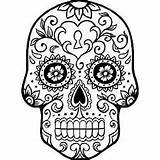 Mort Tete Espagnol Skulls Ohbq Espagne sketch template