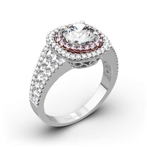 Simon G Mr2453 Passion Double Halo Engagement Ring 3414