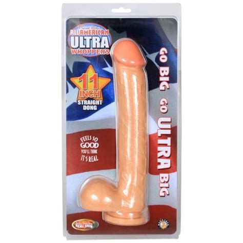 all american whopper straight waterproof dong flesh 11 sex toys and adult novelties