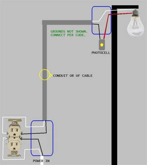 wiring  light sensor  outdoor light outdoor lighting ideas
