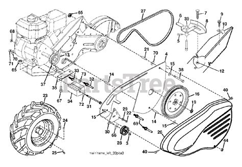 Husqvarna Rear Tine Tiller Parts Diagram