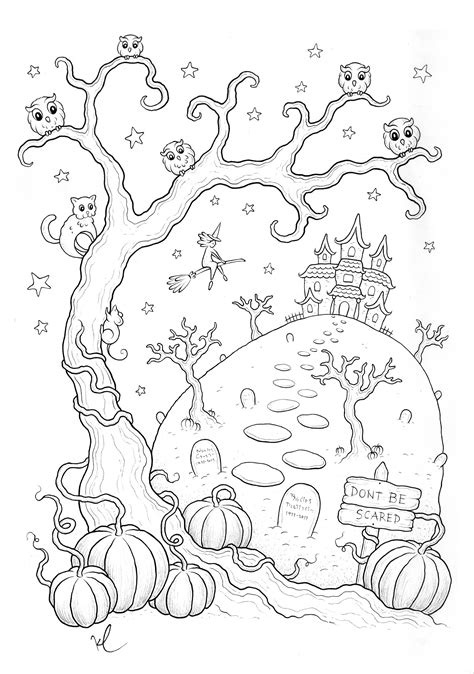halloween   color  children halloween kids coloring pages