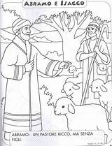 Izak Abraham Bibbia Disegno Pastore Biblici Katehetski sketch template