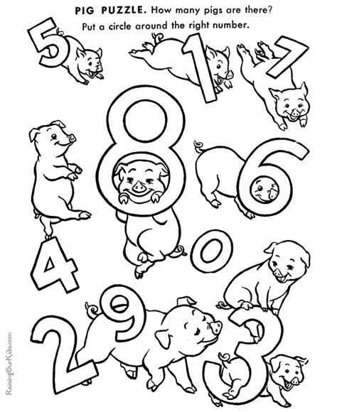 coloring pages  numbers coloring home learning numbers coloring