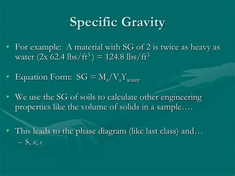 calculate specific gravity gambaran