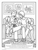 Coloring Pages Family Lds Choose Board Am Lesson sketch template