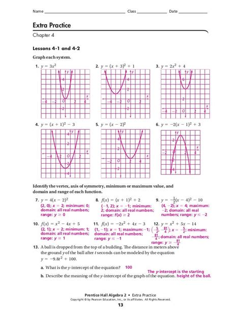 graphing quadratic functions worksheet gif sutewo