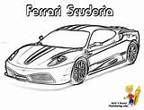 Ferrari Pages Coloring Colouring Scuderia Boys Car Kids Cars Race Book Rally Supercar Clipart Print Popular sketch template