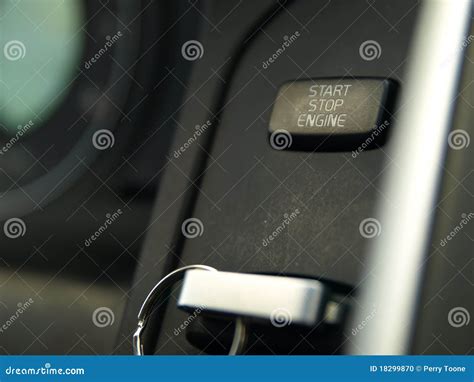 automatic electric ignition stock photo image  press start