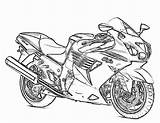 Coloring Pages Motorcycle Getcolorings sketch template