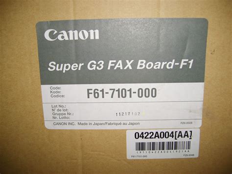 canon super  fax board