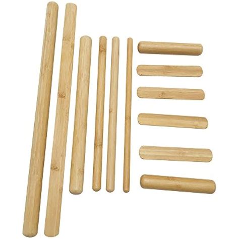 Bamboo Massage Tools Green Therapy Kit Of 100 Solid Sticks To Full