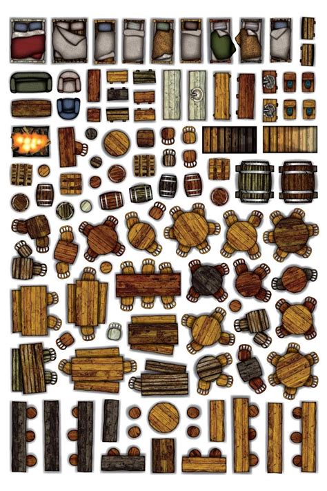 object sheets home furniture arcknight tabletop rpg maps