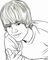 Bieber Justin Tekenen Portret Stap Schilderen Colorir Blogo Stappen Schetsen Imprimir Leren Kleurplaten Outros Je sketch template