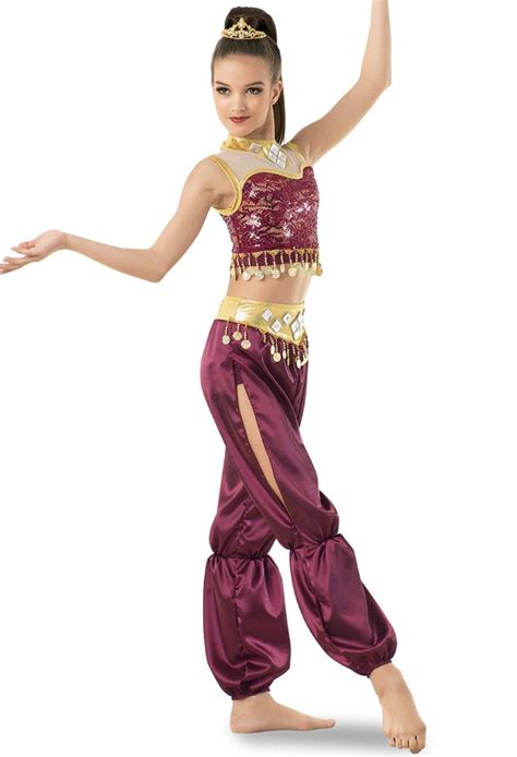 piece genie character costume weissman dance costumes dance outfits dance recital