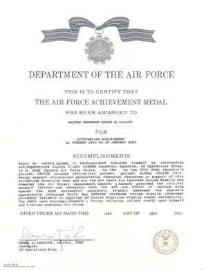 air force writing assistance  examples