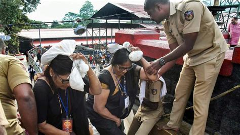 man arrested for allegedly assaulting woman devotee in sabarimala india news hindustan times