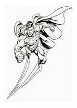Superman Coloring Pages Man Steel sketch template