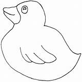 Coloring Ducky Rubber Kida Drawing sketch template