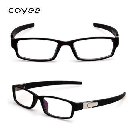square sport glasses frames men tr90 eyeglasses full rim women black rx