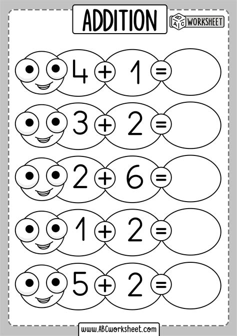 number  worksheet  kindergarten worksheets kindergarten addition