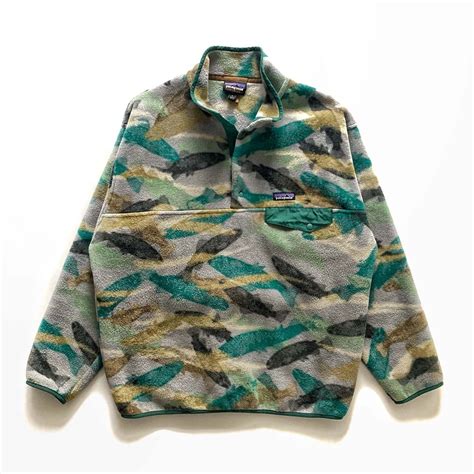 patagonia fall  trout snap  synchilla fleece