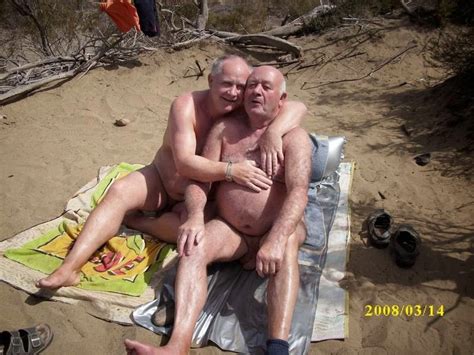 Gay senior naked man