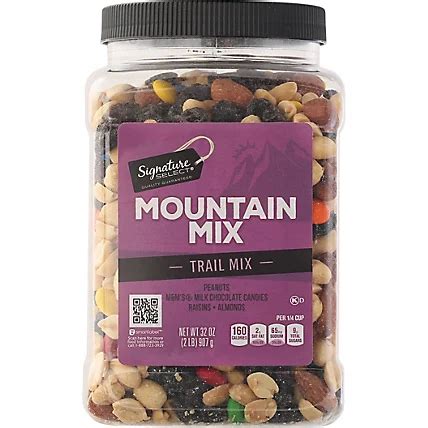 signature select trail mix mountain mix  oz safeway