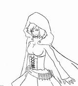 Coloring Rwby Weiss Nicepng sketch template