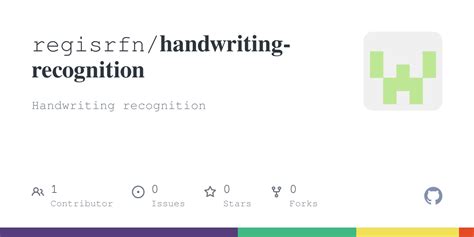 github regisrfnhandwriting recognition handwriting recognition