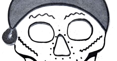 skull mask day   dead coloring pages coloring pages