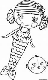 Lalaloopsy Mermaid Doll Colorear Kolorowanki Crayola Dzieci Kunjungi Olphreunion Coloringpagesfortoddlers sketch template