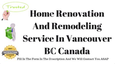renovation contractors  vancouver bc canada renovation constraction