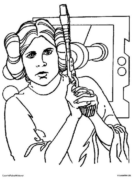 princess leia coloring pages  coloring coloring home