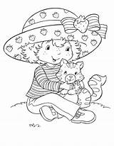 Strawberry Shortcake Coloring Pages Printable Kids Characters sketch template